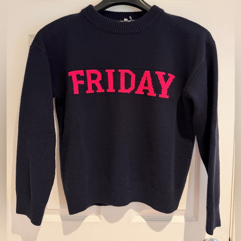 English Factory Deep Blue Knit Top